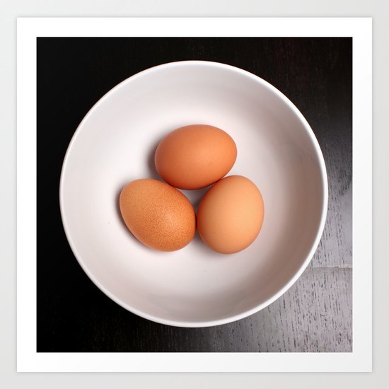 Eggs Art Print
