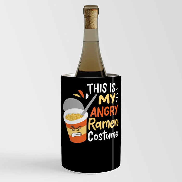 This Is My Angry Ramen Costume Wine Chiller