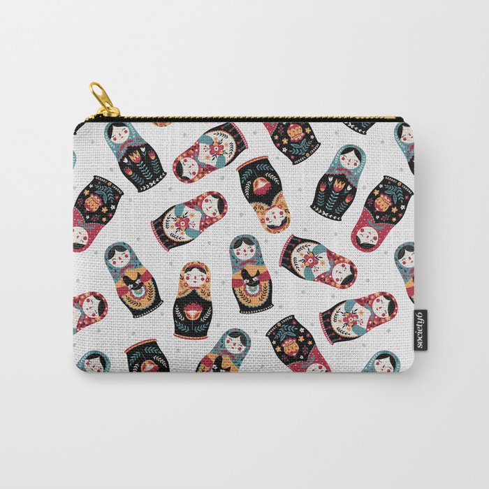 Matryoshka Russian Nesting Doll Carry-All Pouch