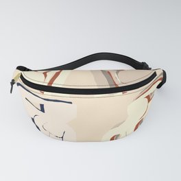Matisse beige curves cut outs exhibition poster Fanny Pack