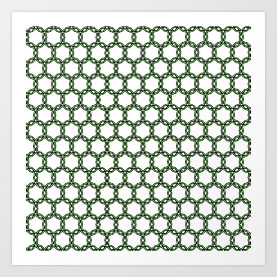 green chain Art Print
