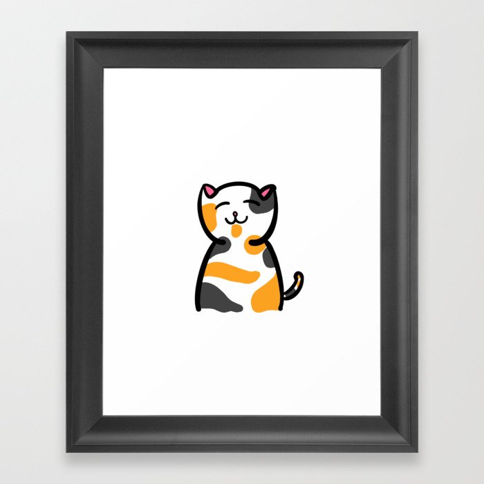 Muffin the Cats Framed Art Print