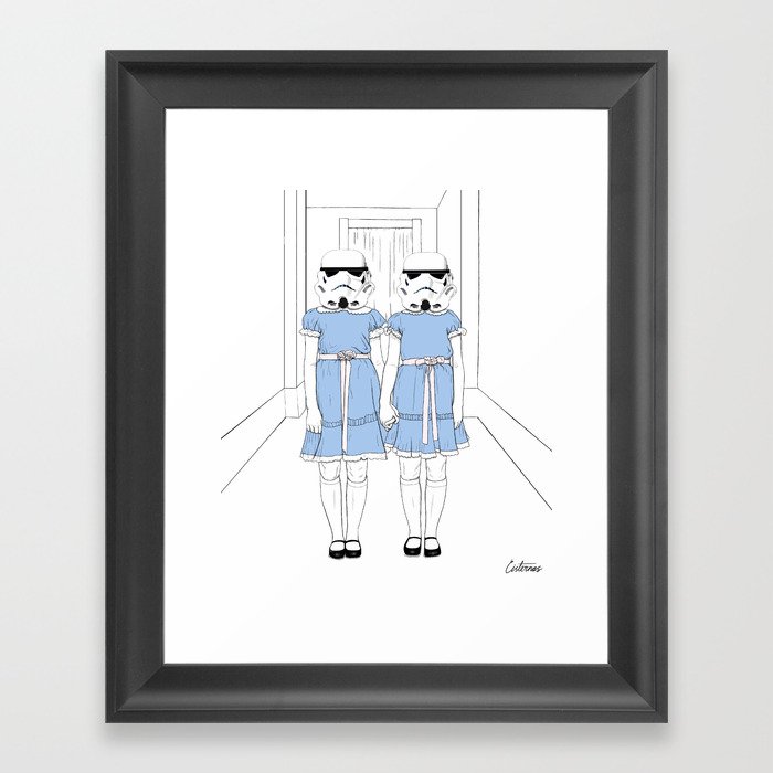 Grady twins troopers Framed Art Print
