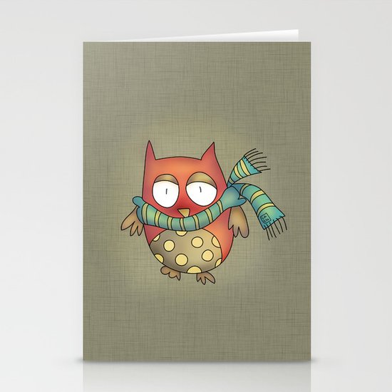 Owl Stationery Cards