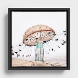 Mushroom Carousel Framed Canvas
