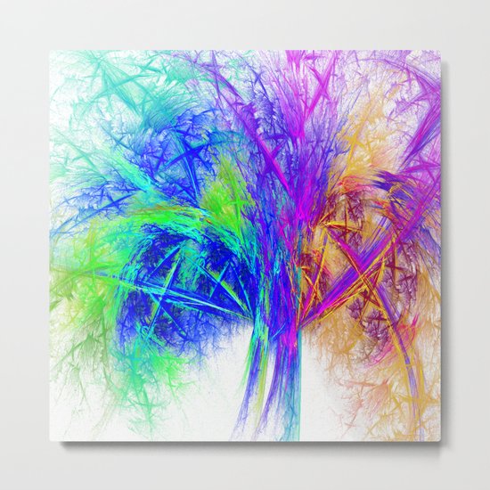 Colorful tree Metal Print