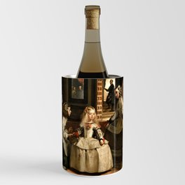 Las Meninas, The Family of Philip IV, 1656 by Diego Velazquez Wine Chiller