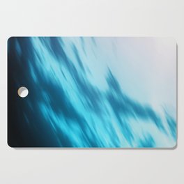 Underwater blue background Cutting Board