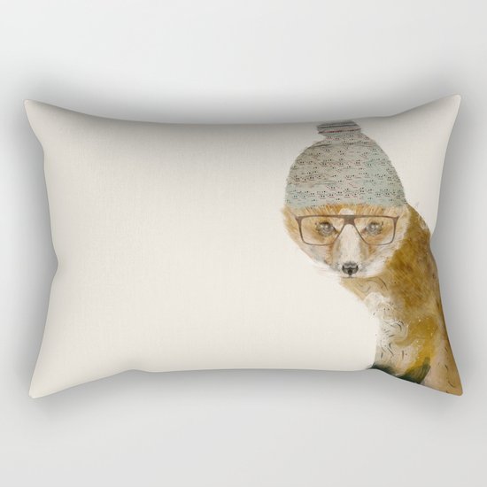 indy fox Rectangular Pillow