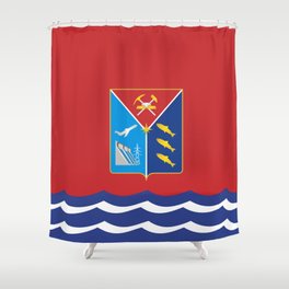 flag of Magadan Shower Curtain