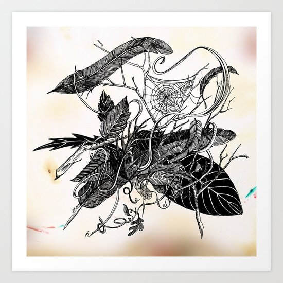 Dream Catcher Art Print