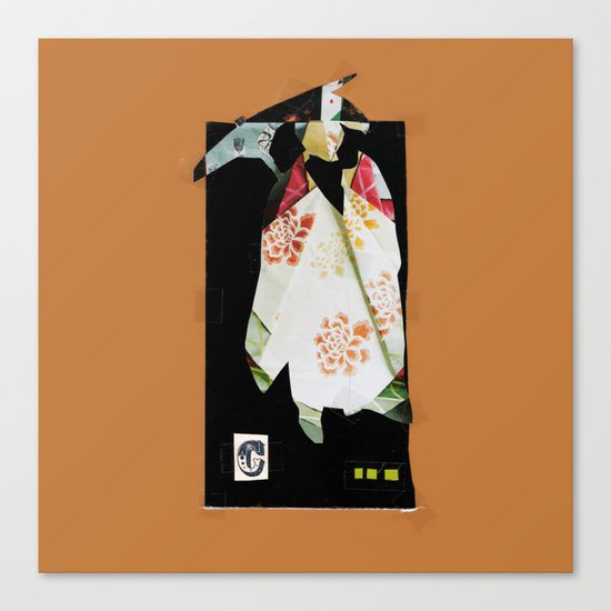 C Silhouette Canvas Print