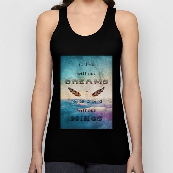 Dreams Are Wings Unisex Tank Top