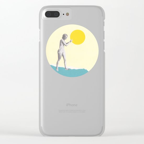 She Caught the Sun Clear iPhone Case