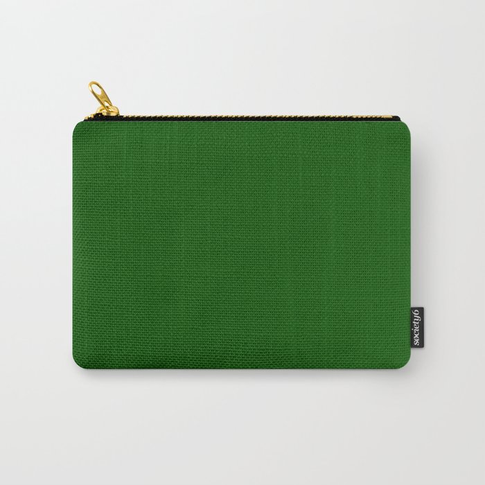 Plain green colour decor Carry-All Pouch
