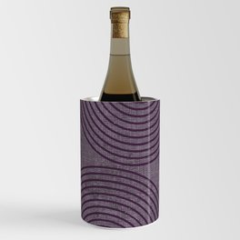 Purple Texture Minimalist Wine Chiller
