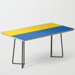 Sapphire and Yellow Solid Shapes Ukraine Flag Colors 2 100 Percent Commission Donated Read Bio Coffee Table