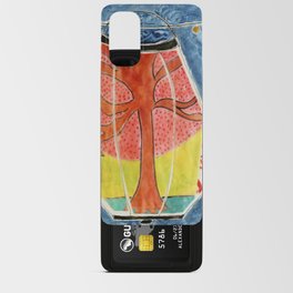 lantern with tree by cocoblue Android Card Case