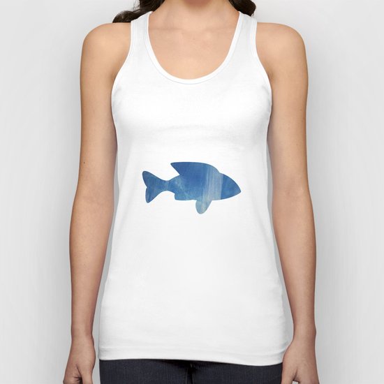 texture bleue Unisex Tank Top