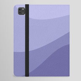 Abstract Color Waves Very Peri iPad Folio Case