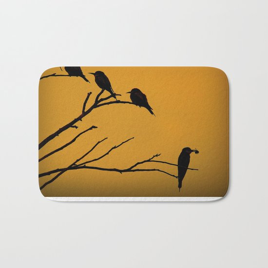 European Bee-Eater Birds Bath Mat