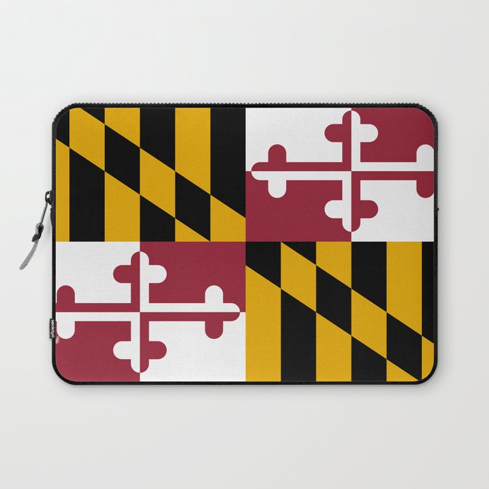 Maryland state flag Laptop Sleeve