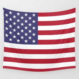 US Flag - Authentic colors Wall Tapestry