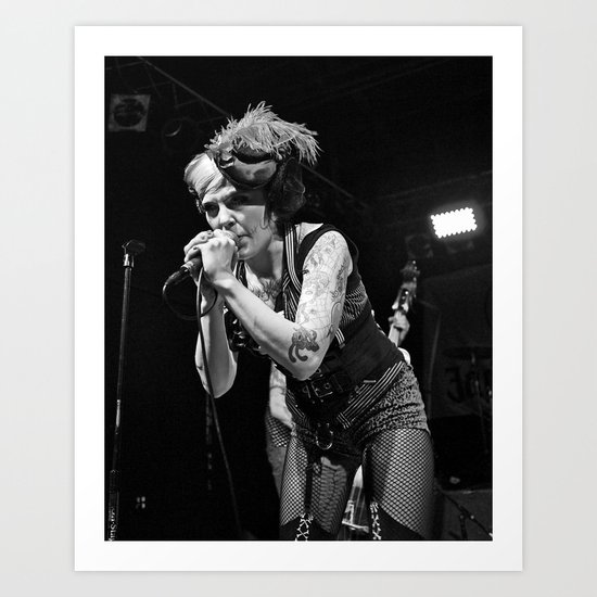 Kamikaze singer Art Print