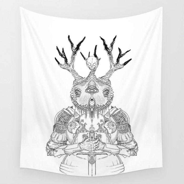 The Guardian Owl Wall Tapestry