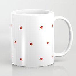 white little strawberry pattern Mug