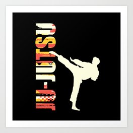 Ju-Jutsu, Asian Martial Art Art Print