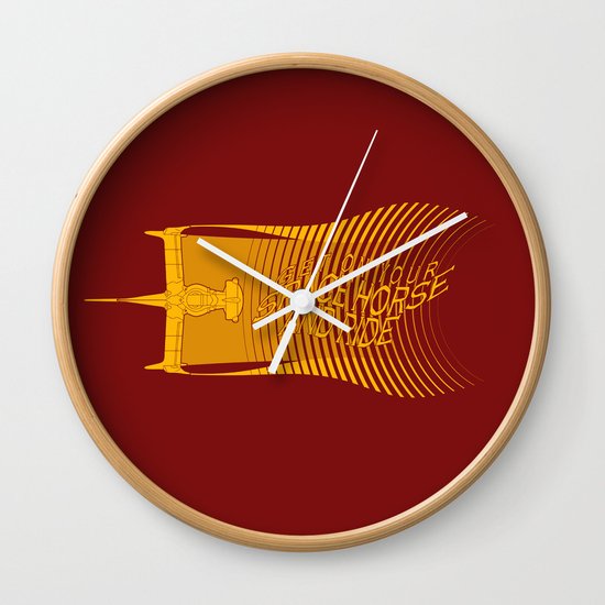Space Horse (Spikes Horse)Bebop)Cowboy)Swordfish) Wall Clock