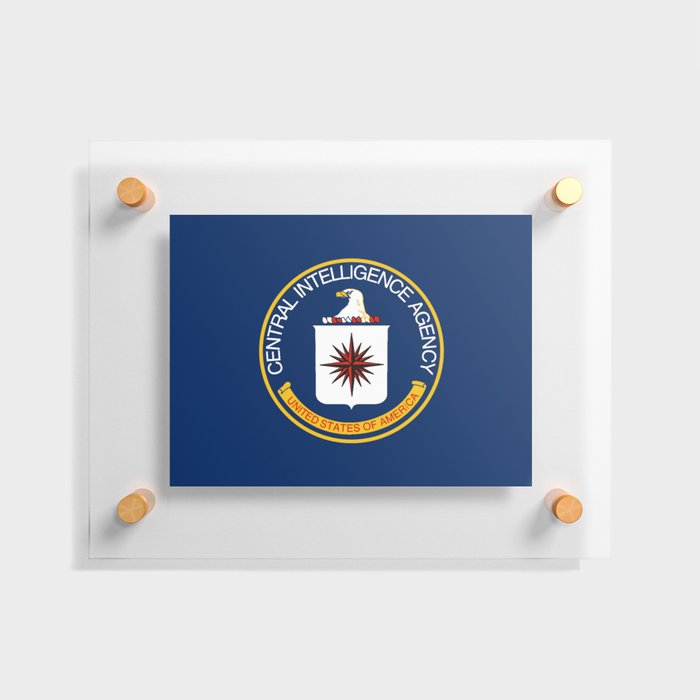 CIA Flag Floating Acrylic Print