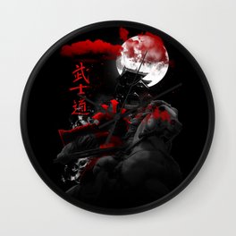 Samurai Sentinel  Wall Clock