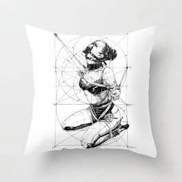 Restrained In Geometry. ©Yury Fadeev Throw Pillow