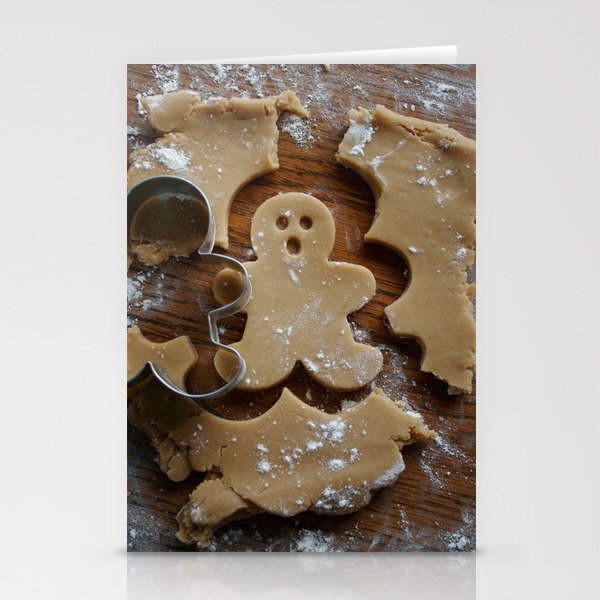 Gingerbread man Stationery Cards