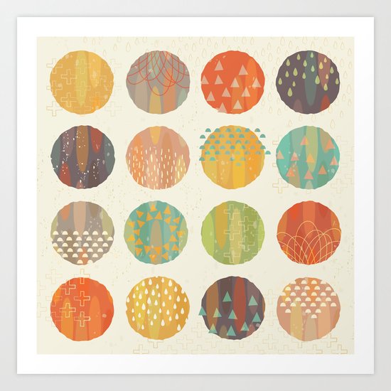 CELESTIAL BODIES Art Print