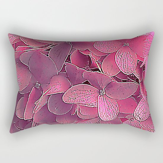 Magenta viburnum Rectangular Pillow