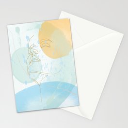 Untitled abstract three Stationery Card