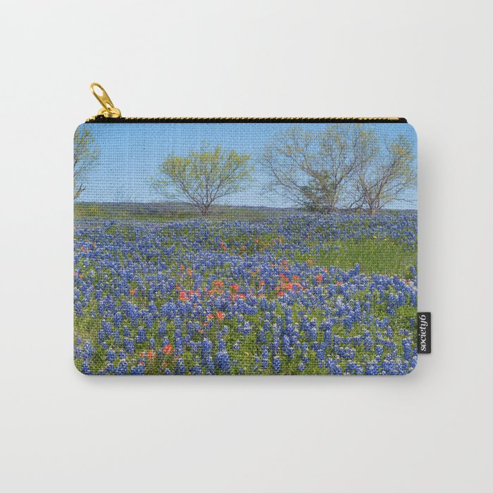 Texas Bluebonnets 4 Carry-All Pouch