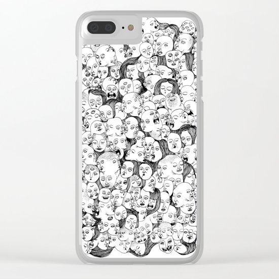 Faces Clear iPhone Case