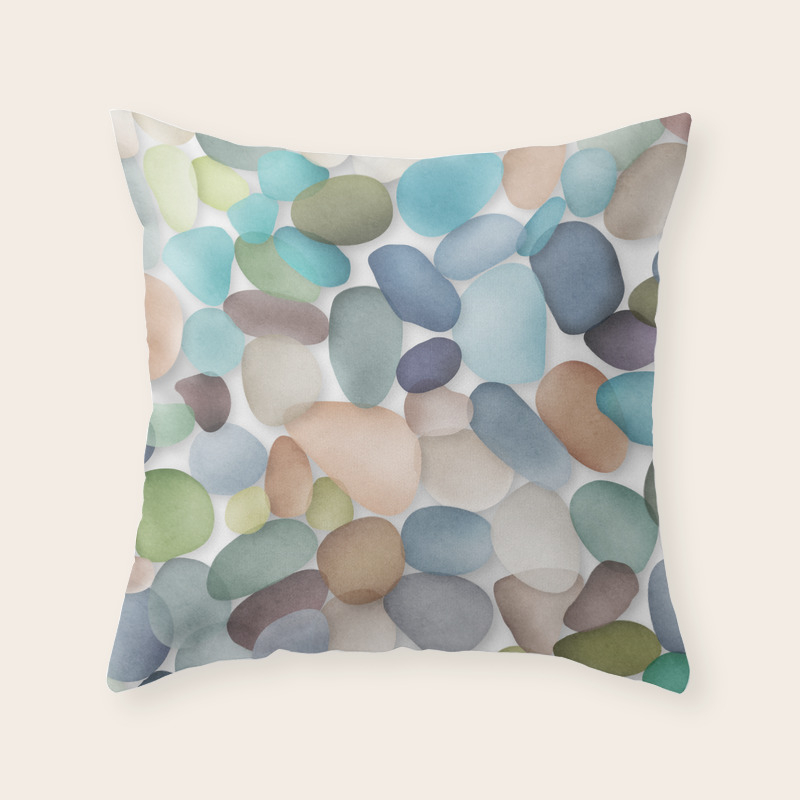 assorted throw pillows