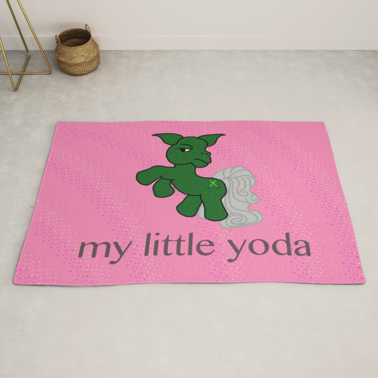 My Little Yoda Rug By Murphisthescurpix Society6