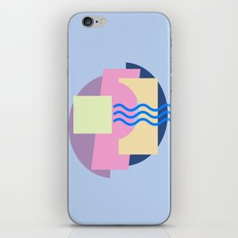 Soap - Light Pastel Colors Modern Abstract Illustration iPhone Skin