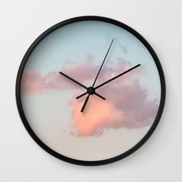 colores · clouds Wall Clock