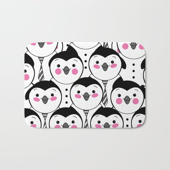 cute penguin Bath Mat
