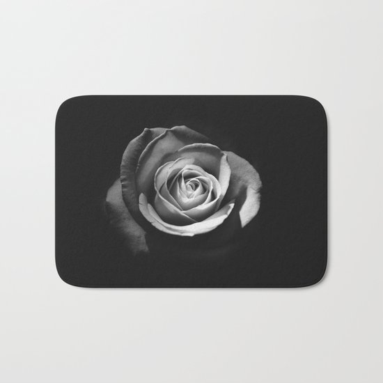 BLACK - WHITE - ROSE Bath Mat