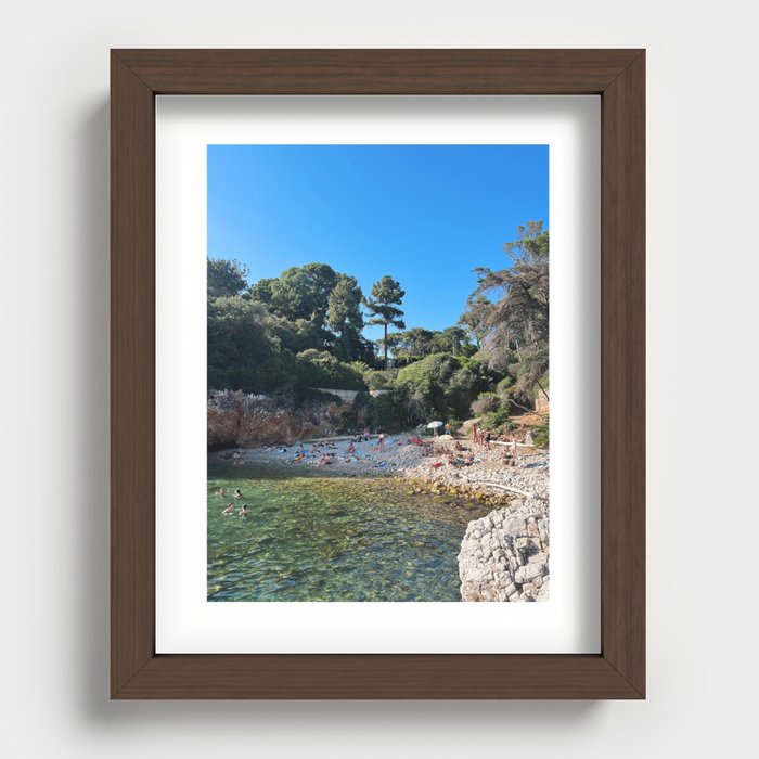 South of France: Billionare's Bay Recessed Framed Print