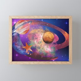 Space Framed Mini Art Print
