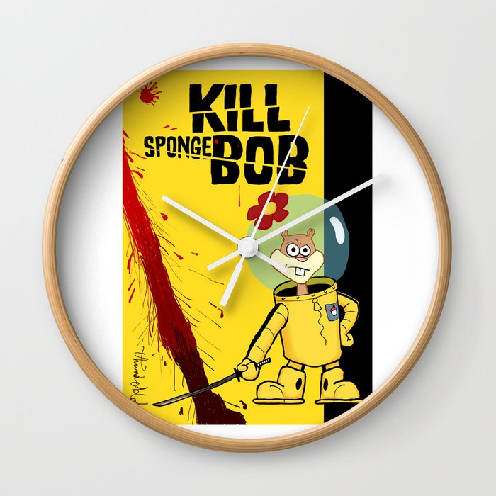 Kill Spongebob Wall Clock